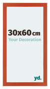Mura MDF Photo Frame 30x60cm Orange Front Size | Yourdecoration.co.uk