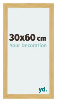 Mura MDF Photo Frame 30x60cm Pine Design Front Size | Yourdecoration.co.uk
