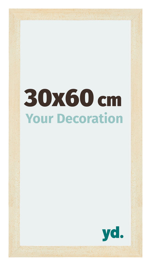 Mura MDF Photo Frame 30x60cm Sand Wiped Front Size | Yourdecoration.co.uk