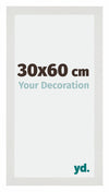 Mura MDF Photo Frame 30x60cm White Matte Front Size | Yourdecoration.co.uk