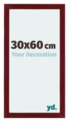 Mura MDF Photo Frame 30x60cm Winered Wiped Front Size | Yourdecoration.co.uk