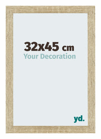 Mura MDF Photo Frame 32x45cm Black High Gloss Front Size | Yourdecoration.co.uk