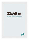 Mura MDF Photo Frame 32x45cm Blanc Brillant Front Size | Yourdecoration.co.uk