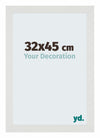 Mura MDF Photo Frame 32x45cm Blanc Mat Front Size | Yourdecoration.co.uk