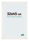 Mura MDF Photo Frame 32x45cm Blanc Patiné Front Size | Yourdecoration.co.uk