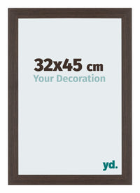 Mura MDF Photo Frame 32x45cm Clear Blue Swept Front Size | Yourdecoration.co.uk