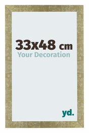 Mura MDF Photo Frame 33x48cm Or Antique Front Size | Yourdecoration.co.uk