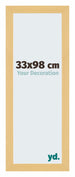 Mura MDF Photo Frame 33x98cm Beech Design Front Size | YourDesignation.co.uk