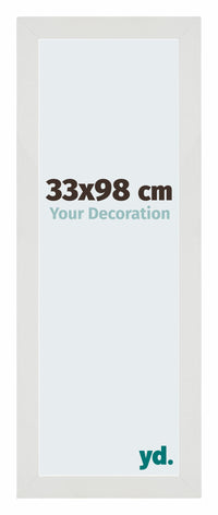 Mura MDF Photo Frame 33x98cm Blanc Mat Front Size | Yourdecoration.co.uk