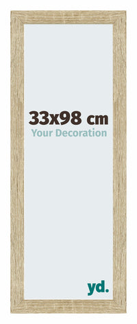 Mura MDF Photo Frame 33x98cm Chêne Sonoma Front Size | Yourdecoration.co.uk