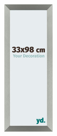 Mura MDF Photo Frame 33x98cm Champagne Front Size | Yourdecoration.co.uk