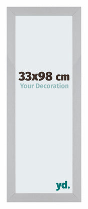 Mura MDF Photo Frame 33x98cm Gris Clair Front Size | Yourdecoration.co.uk