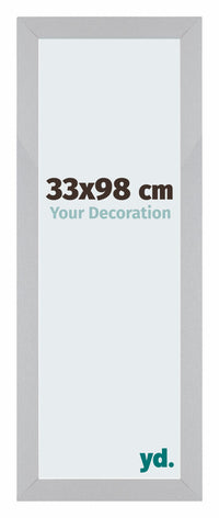 Mura MDF Photo Frame 33x98cm Gris Clair Front Size | Yourdecoration.co.uk
