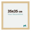 Mura MDF Photo Frame 35x35cm Maple Decor Front Size | Yourdecoration.co.uk