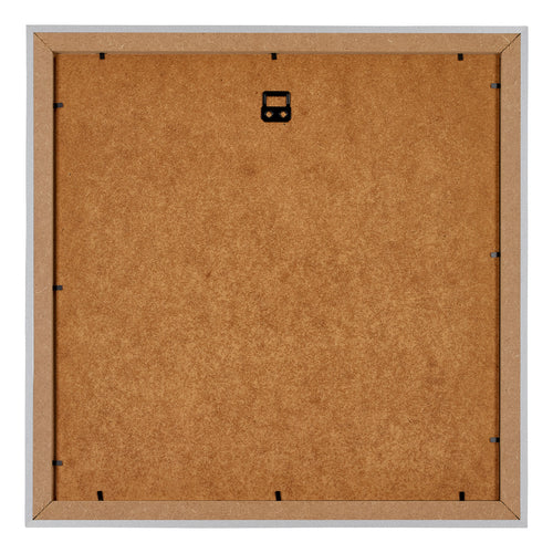 Mura MDF Photo Frame 35x35cm Silver Matte Back | Yourdecoration.co.uk