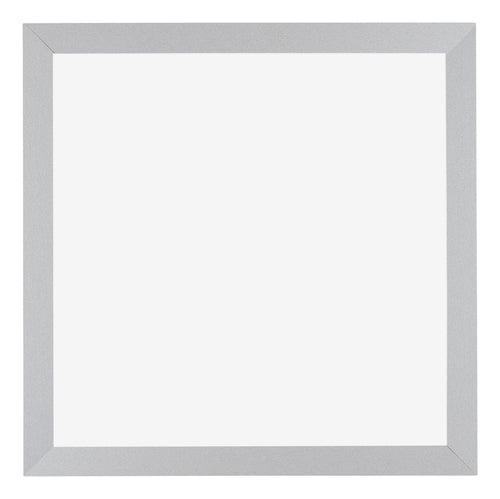Mura MDF Photo Frame 35x35cm Silver Matte Front | Yourdecoration.co.uk