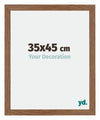 Mura MDF Photo Frame 35x45cm Oak Rustic Front Size | Yourdecoration.co.uk