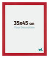 Mura MDF Photo Frame 35x45cm Red Front Size | Yourdecoration.co.uk