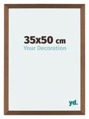Mura MDF Photo Frame 35x50cm Copper Design Front Size | Yourdecoration.co.uk
