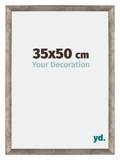 Mura MDF Photo Frame 35x50cm Metal Vintage Front Size | Yourdecoration.co.uk