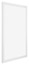 Mura MDF Photo Frame 35x50cm White High Gloss Front Oblique | Yourdecoration.co.uk