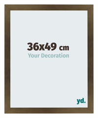 Mura MDF Photo Frame 36x49cm Bronze Décor Front Size | Yourdecoration.co.uk