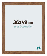 Mura MDF Photo Frame 36x49cm Chêne Rustique Front Size | Yourdecoration.co.uk