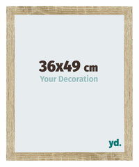 Mura MDF Photo Frame 36x49cm Chêne Sonoma Front Size | Yourdecoration.co.uk