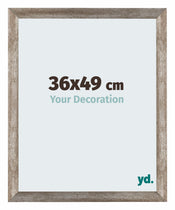 Mura MDF Photo Frame 36x49cm Métal Vintage Front Size | Yourdecoration.co.uk