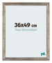 Mura MDF Photo Frame 36x49cm Métal Vintage Front Size | Yourdecoration.co.uk