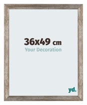 Mura MDF Photo Frame 36x49cm Métal Vintage Front Size | Yourdecoration.co.uk