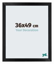 Mura MDF Photo Frame 36x49cm Noir Mat Front Size | Yourdecoration.co.uk