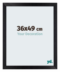 Mura MDF Photo Frame 36x49cm Noir Mat Front Size | Yourdecoration.co.uk
