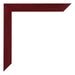Mura MDF Photo Frame 37 5x98cm Wine Red Swept Detail Corner | Yourdecoration.co.uk