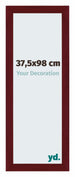 Mura MDF Photo Frame 37 5x98cm Wine Red Swept Front Size | Yourdecoration.co.uk