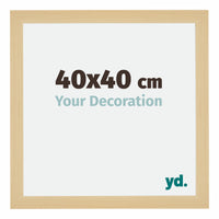 Mura MDF Photo Frame 40x40cm Maple Decor Front Size | Yourdecoration.co.uk