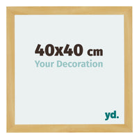 Mura MDF Photo Frame 40x40cm Pine Design Front Size | Yourdecoration.co.uk