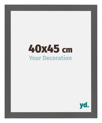 Mura MDF Photo Frame 40x45cm Anthracite Size | Yourdecoration.co.uk