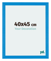 Mura MDF Photo Frame 40x45cm Bright Blue Front Size | Yourdecoration.co.uk