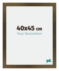 Mura MDF Photo Frame 40x45cm Bronze Design Front Size | Yourdecoration.co.uk