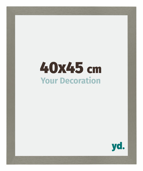 Mura MDF Photo Frame 40x45cm Gray Front Size | Yourdecoration.co.uk