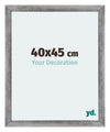Mura MDF Photo Frame 40x45cm Gray Wiped Front Size | Yourdecoration.co.uk