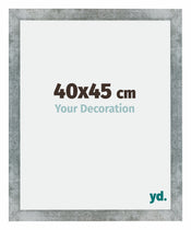 Mura MDF Photo Frame 40x45cm Iron Swept Front Size | Yourdecoration.co.uk