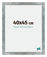 Mura MDF Photo Frame 40x45cm Iron Swept Front Size | Yourdecoration.co.uk