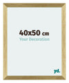 Mura MDF Photo Frame 40x50cm Gold Shiny Front Size | Yourdecoration.co.uk