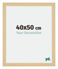 Mura MDF Photo Frame 40x50cm Maple Decor Front Size | Yourdecoration.co.uk