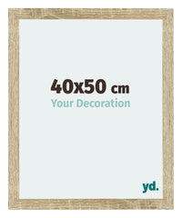 Mura MDF Photo Frame 40x50cm Sonoma Oak Front Size | Yourdecoration.co.uk