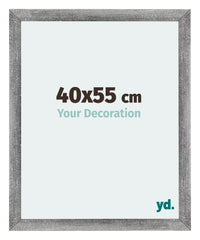 Mura MDF Photo Frame 40x55cm Gray Wiped Front Size | Yourdecoration.co.uk