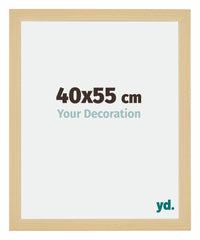 Mura MDF Photo Frame 40x55cm Maple Decor Front Size | Yourdecoration.co.uk