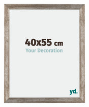Mura MDF Photo Frame 40x55cm Metal Vintage Front Size | Yourdecoration.co.uk